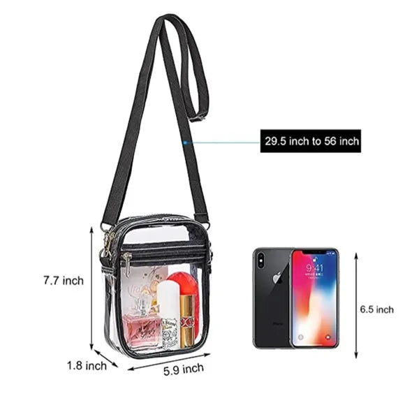 Clear PVC Shoulder Phone Bag