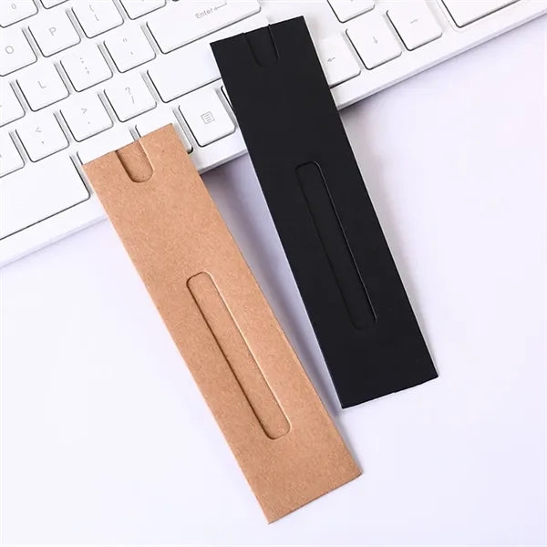 Eco Kraft Paper Pen Sleeve Pouch