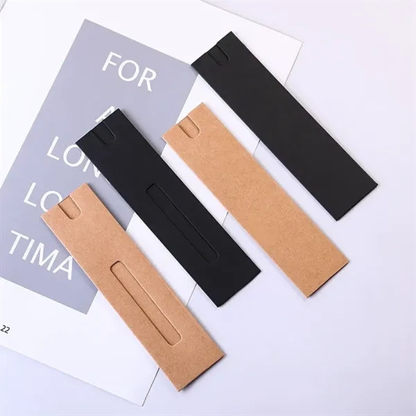 Eco Kraft Paper Pen Sleeve Pouch
