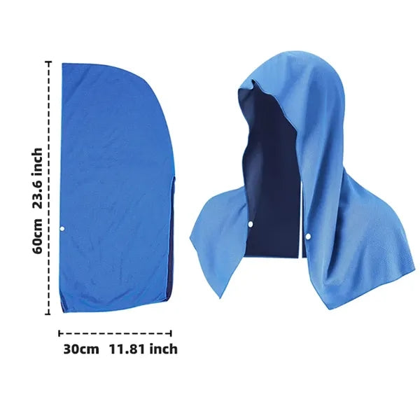 Cooling Head Towel With UV Protection For Outdoors