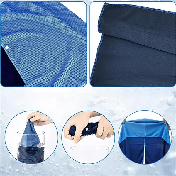 Cooling Head Towel With UV Protection For Outdoors