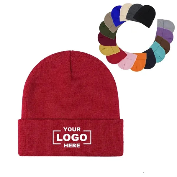 Acrylic Knit Hat Warm Stretchy Cooler Seasons