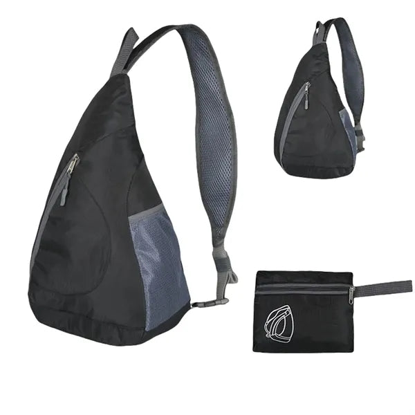 Foldable Lightweight Sling Backpack With Custom Logo Bag