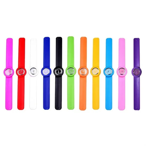 Colorful Silicone Slap Watches for Fun & Function