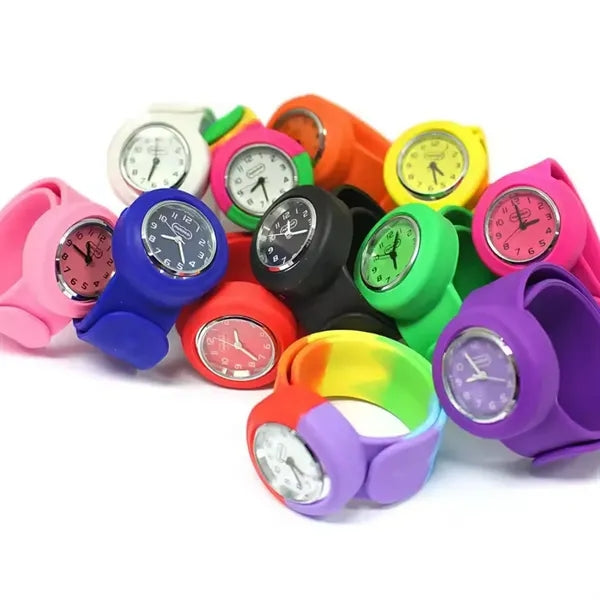 Colorful Silicone Slap Watches for Fun & Function