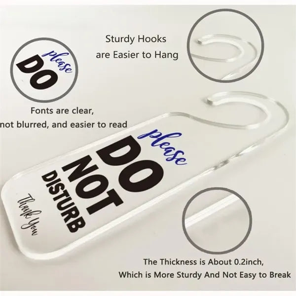 Acrylic Door Hanger Sign