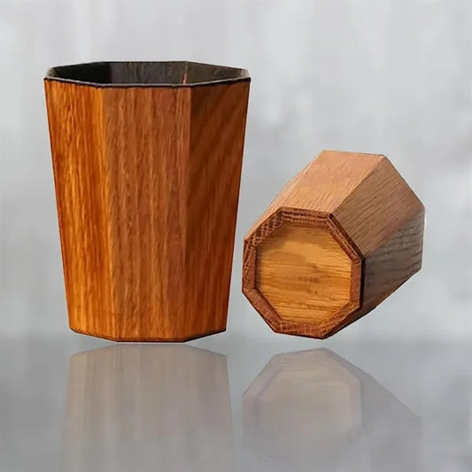 Handmade Charred Wooden Whiskey Cup