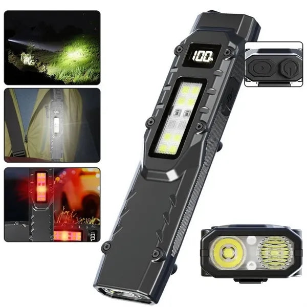 Adjustable LED Rechargeable Flashlight