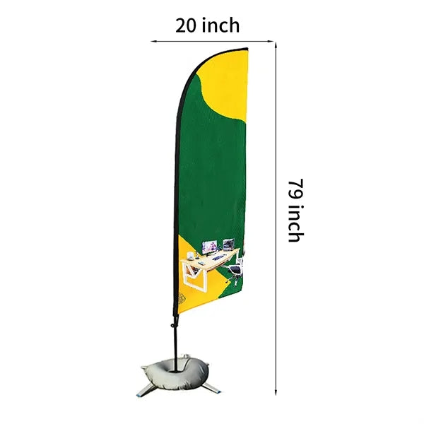 79 Inch Knife Shaped Flag Outdoor