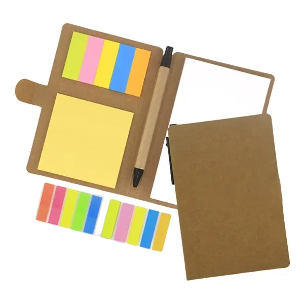 Sticky Note Book With Pen