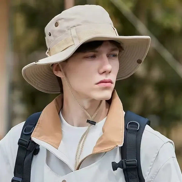 Adjustable Wide Brim Foldable Outdoor Bucket Sun Hats