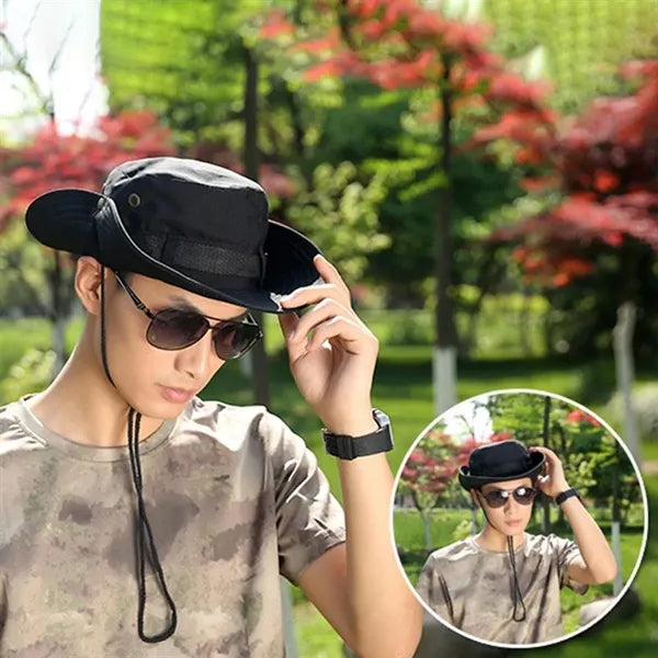 Adjustable Wide Brim Foldable Outdoor Bucket Sun Hats