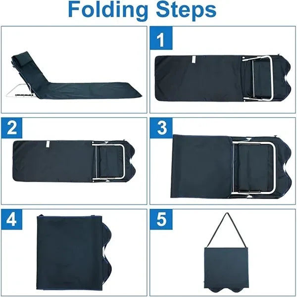 Outdoor Folding Beach Lounge Chair