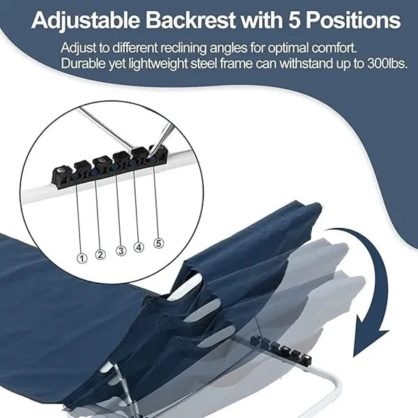Outdoor Folding Beach Lounge Chair