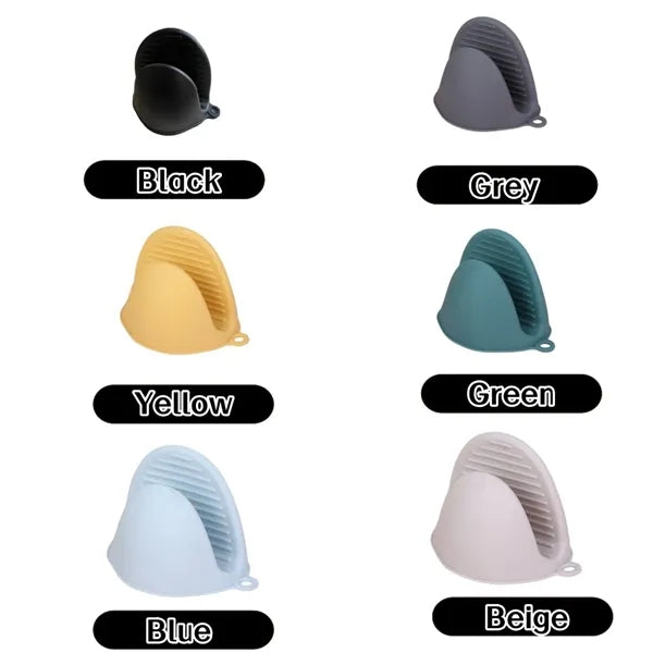 Silicone Heatproof Oven Mitts Set