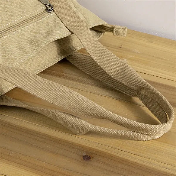 Durable Lightweight Multi-Pocket Spacious Canvas Tote Bag