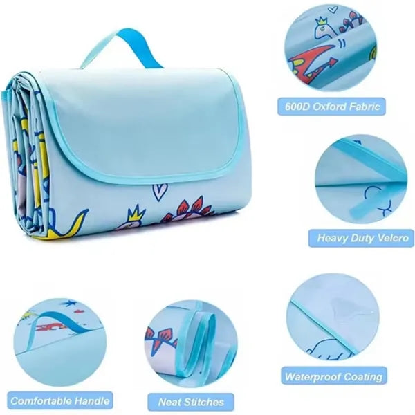 Foldable Outdoor Picnic Blanket - Water-Resistant