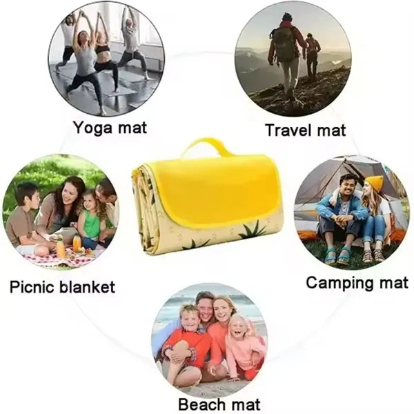 Foldable Outdoor Picnic Blanket - Water-Resistant