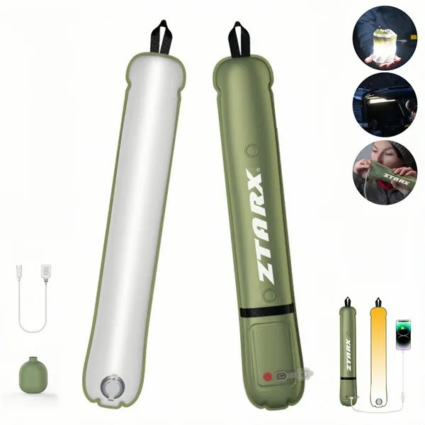 LED Tube Handheld Portable Foldable-Inflatable Camping Light
