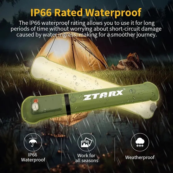 LED Tube Handheld Portable Foldable-Inflatable Camping Light