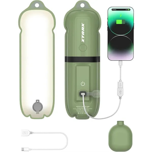 USB Inflatable Camping Lantern, IP66 Waterproof