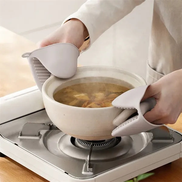 Silicone Heatproof Oven Mitts Set