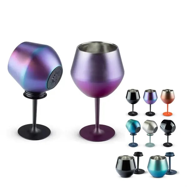 14oz Insulated Stainless Steel Stem & Stemless Goblet Cup