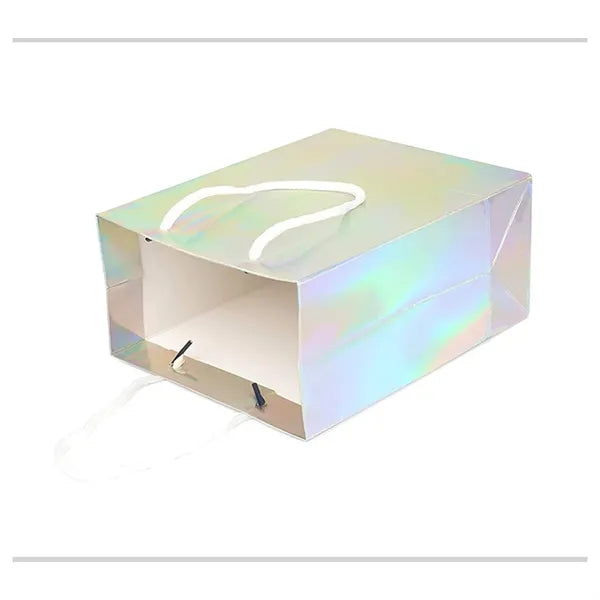 Rainbow Laser Holographic Versatile Paper Gift Bag