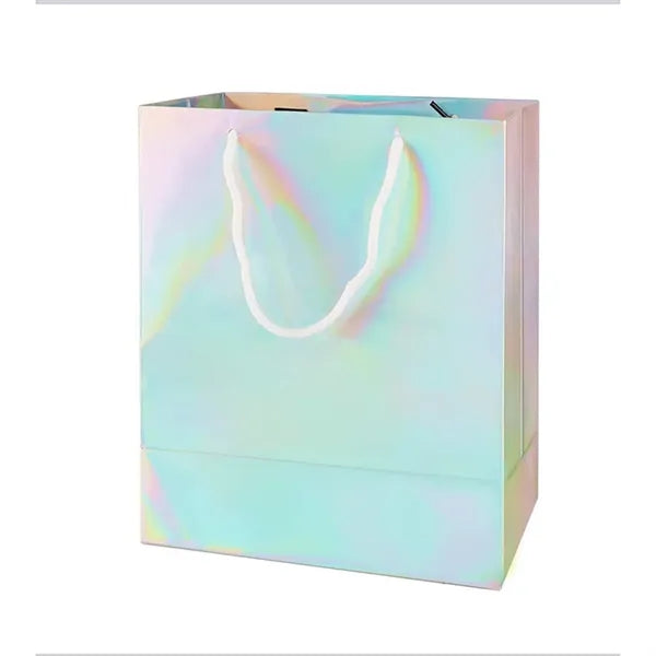 Rainbow Laser Holographic Versatile Paper Gift Bag