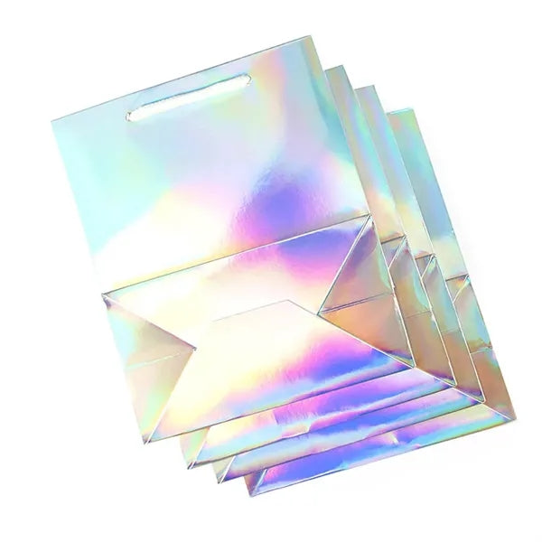 Rainbow Laser Holographic Versatile Paper Gift Bag