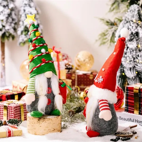 Plush Mini Gnome Christmas Ornaments Decorations