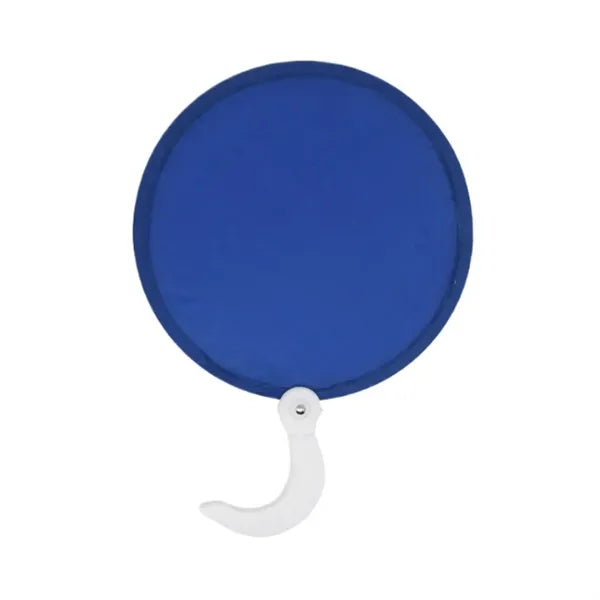 Round Folding Fan With Handle