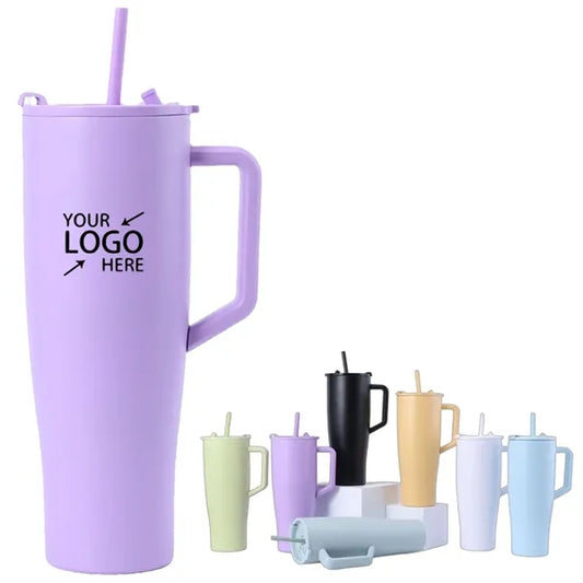40oz Stainless Steel Vacuum Insulated Tumbler with Handle