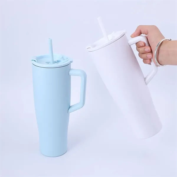 40oz Stainless Steel Vacuum Insulated Tumbler with Handle
