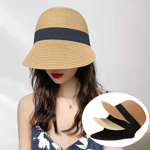 Outdoor Sun Visor Equestrian Straw Beach Cap Hat