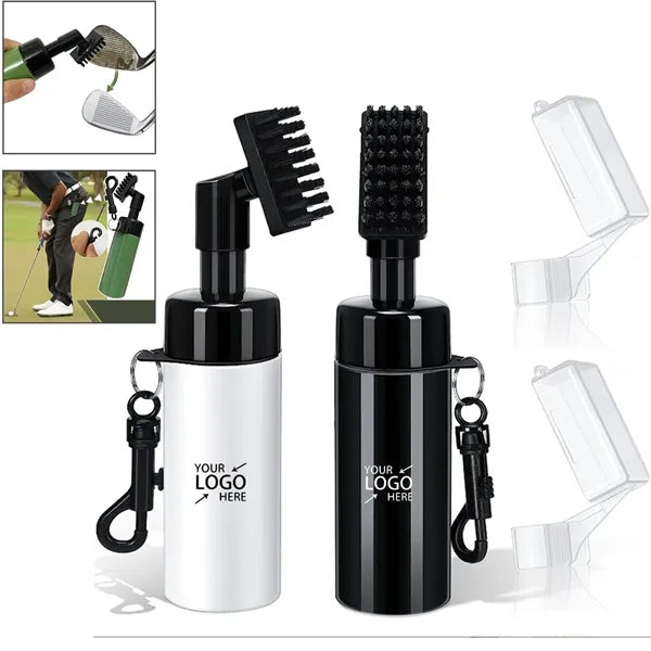 Golf Club Cleaning Brush with Built-In Water Dispenser