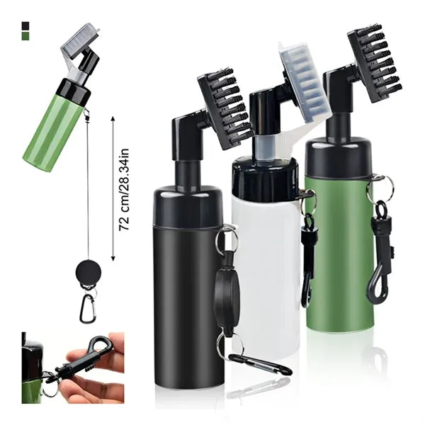 Golf Club Cleaning Brush with Built-In Water Dispenser