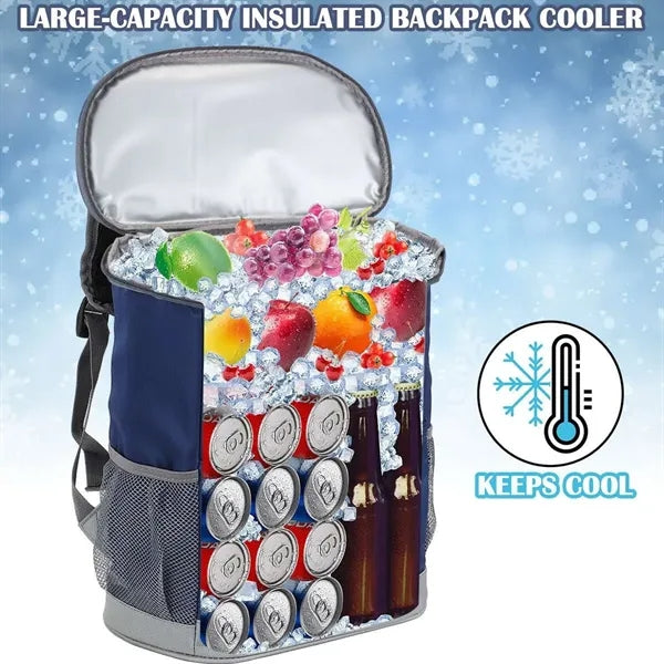 Waterproof Insulated Cooler Backpack Leakproof Soft Bag