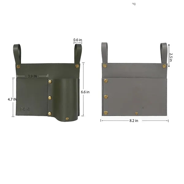 Leather Camping Chair Hanging Storage Bag