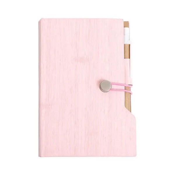 Notebook With Sticky Notes And Flags