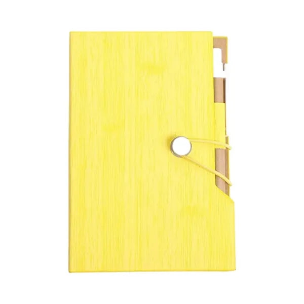 Notebook With Sticky Notes And Flags