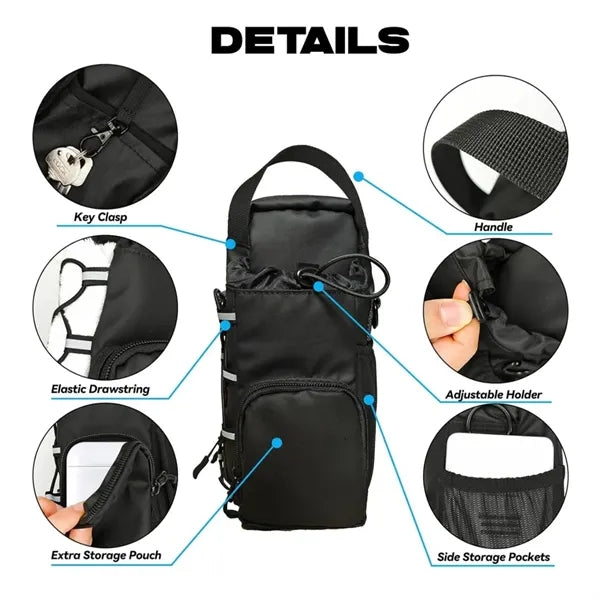 Magnetic Water Bottle Gym Bag