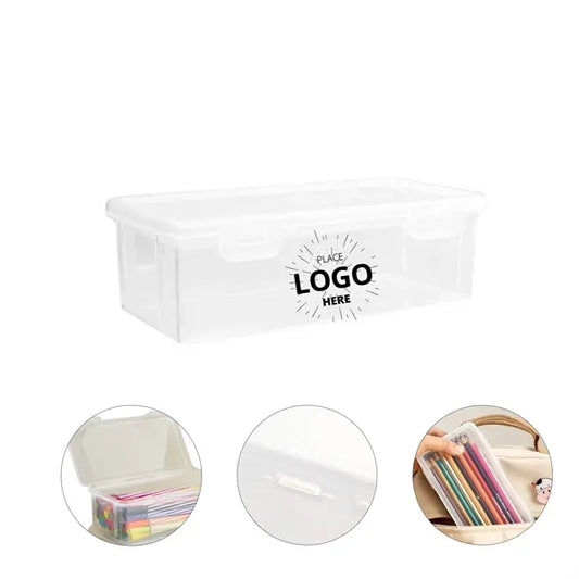 Large Capacity Clear Pencil Box Case