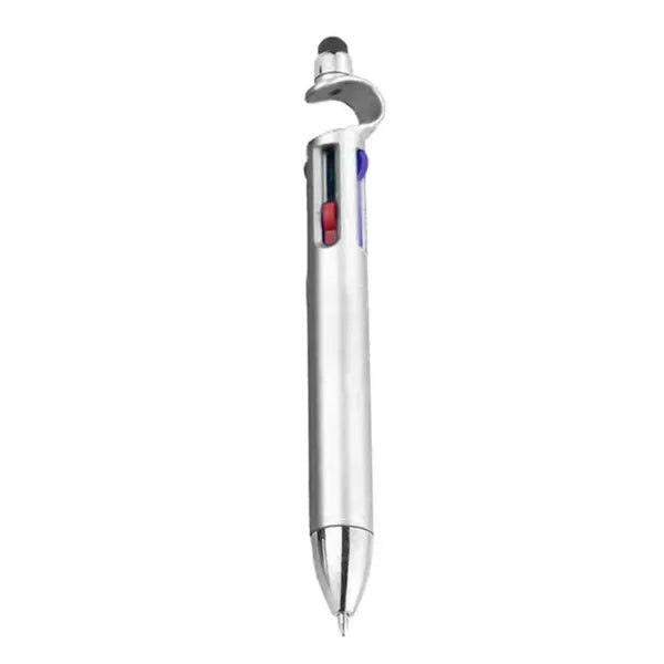 Retractable Stylus Ballpoint Pen With Multi Color