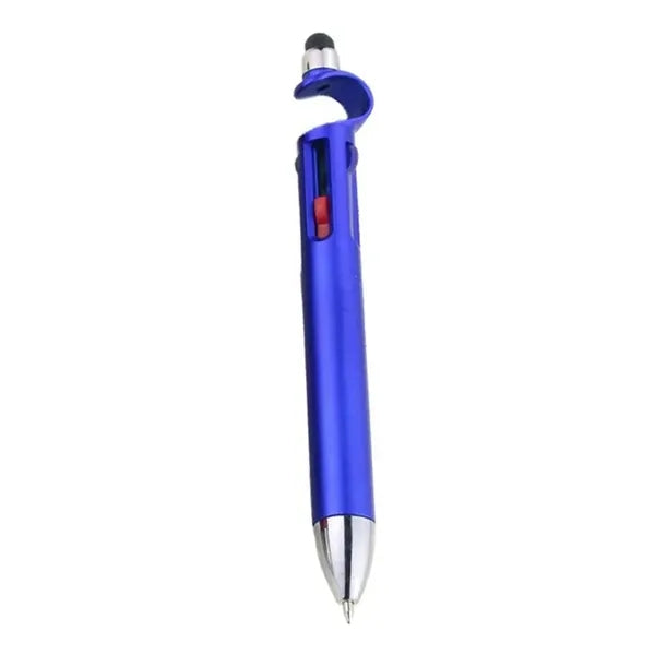 Retractable Stylus Ballpoint Pen With Multi Color