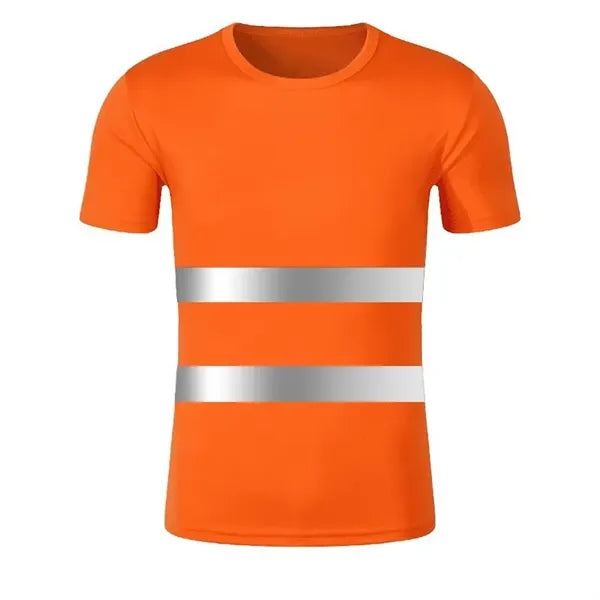 Round Neck Reflective Safe T-shirt