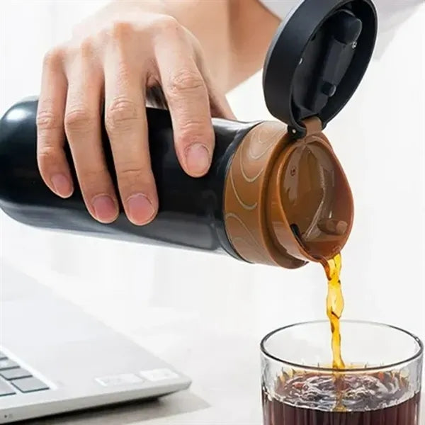 Portable French Press Pot Car Travel Coffee Maker