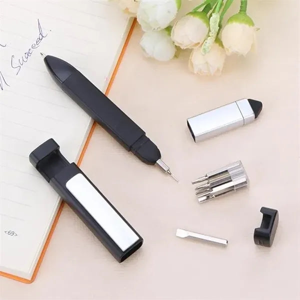 Multifunction Tool Pen with Screwdriver Set