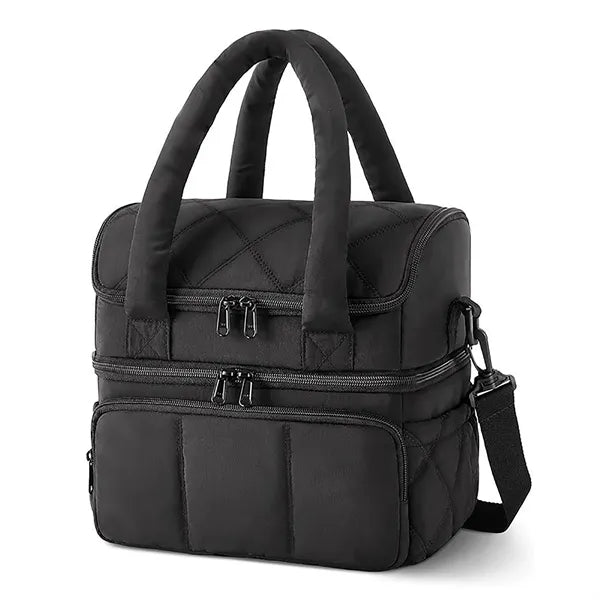 Quilted Lunch Cooler Bag