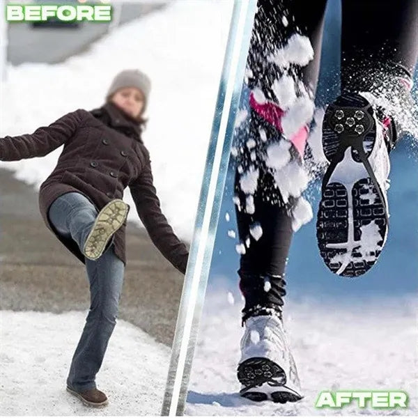 Anti Slip Rust Resistant Easy-On/Off Ice Shoes Cleats